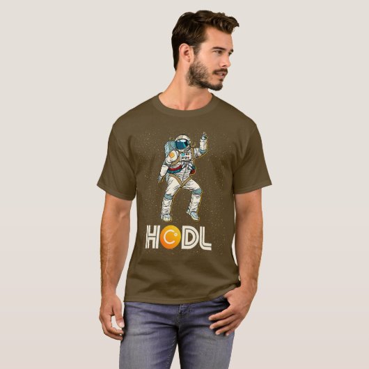 Cryptocurrency Talk CEL Fun HODL Celsius Disco T-shirt (Voorkant volledig)