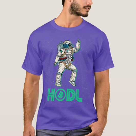 Cryptocurrency Talk Fun HODL Compound Disco T-shirt (Voorkant)