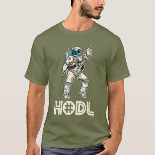 Cryptocurrency Talk RSR Leuk HODL RSR Disco Moon T-shirt