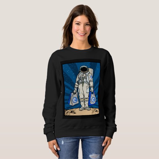 Cryptocurrency Talk  To The Moon Bittorrent BTT Sp Trui (Voorkant volledig)