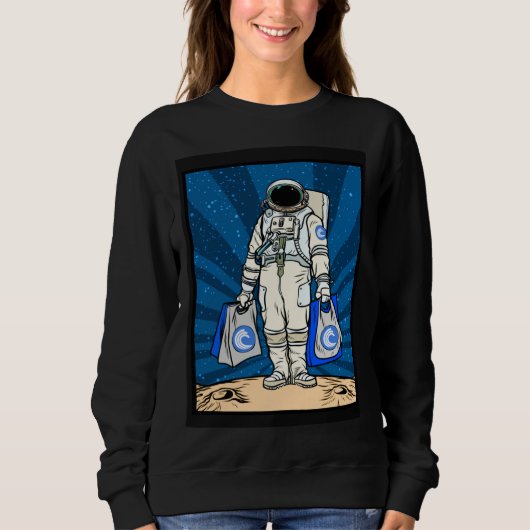 Cryptocurrency Talk  To The Moon Bittorrent BTT Sp Trui (Voorkant)