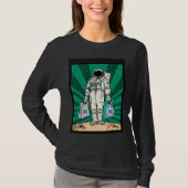 Cryptocurrency Talk  To The Moon Solana Space Man  T-shirt (Voorkant)