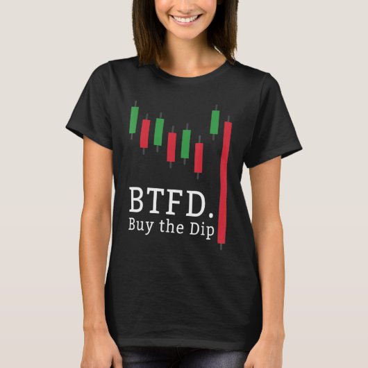 Cryptocurrency Trading Finance Stock Chart Trader T-shirt (Voorkant)