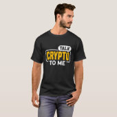 Cryptocurrency voor bitmuntstukken van minder dan t-shirt (Voorkant volledig)