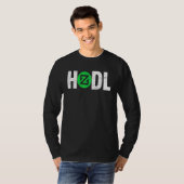 Cryptocurrency voor mannen en vrouwen Zilliqa Hodl T-shirt (Voorkant volledig)