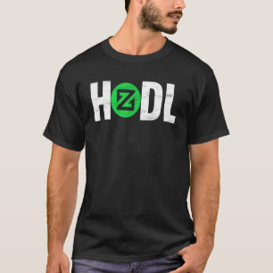 Cryptocurrency voor mannen en vrouwen Zilliqa Hodl T-shirt
