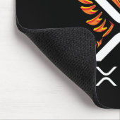 Cryptocurrency XRP Crypto Oranje Rising Phoenix Muismat (Hoek)