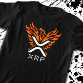 Cryptocurrency XRP Crypto Oranje Rising Phoenix T-shirt