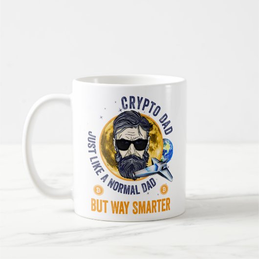 Cryptodad Crypto Papa Als Een Regular Bitcoin Papa Koffiemok (Links)
