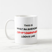 cryptografe, geweldige koffiemok (Links)
