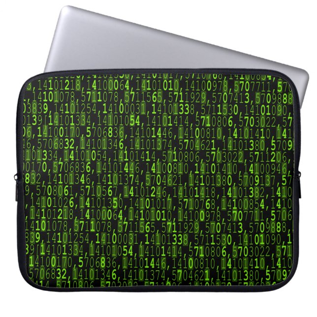 Cryptografie Codering - Geek Laptop Sleeve (Voorkant)