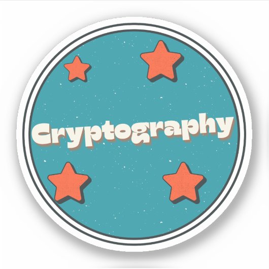 cryptografie sticker (Voorkant)