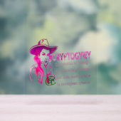 Cryptogynie-teken Acryl Bord (Neutraal)