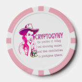 Cryptogyny Poker Chip (Voorkant)