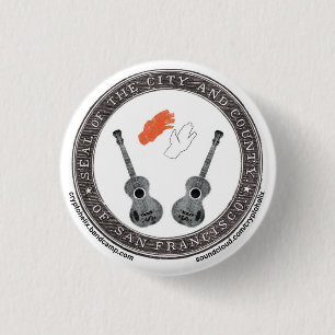 Cryptohelix badge voor eengemaakt bandkamp ronde button 3,2 cm