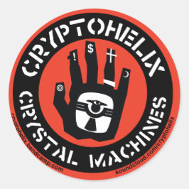 Cryptohelix - Crystal Machines sticker