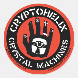 Cryptohelix - Kristalmachines - stickers