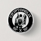 Cryptohelix - SFxSF Ronde Button 3,2 Cm (Voorkant)