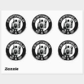 Cryptohelix - SFxSF Ronde Sticker (Vel)