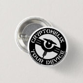 Cryptohelix - Uw apparaat Ronde Button 3,2 Cm (Voorkant /achterkant)