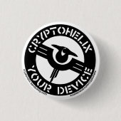 Cryptohelix - Uw apparaat Ronde Button 3,2 Cm (Voorkant)