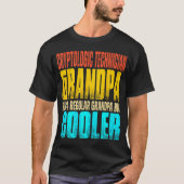 Cryptologic technicus opa als een opa maar t-shirt (Voorkant)