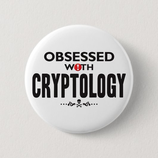 Cryptology Obsoned Ronde Button 5,7 Cm (Voorkant)
