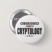 Cryptology Obsoned Ronde Button 5,7 Cm (Voorkant /achterkant)