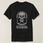 Cryptoloog-technicus T-shirt (Design voorkant)