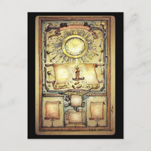 'CryptoMagic' aanpasbare mapje of HODL-kaart Uitnodiging Briefkaart