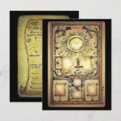 'CryptoMagic' aanpasbare portemonnee of HODL-kaart Uitnodiging Briefkaart (Voorkant / Achterkant)