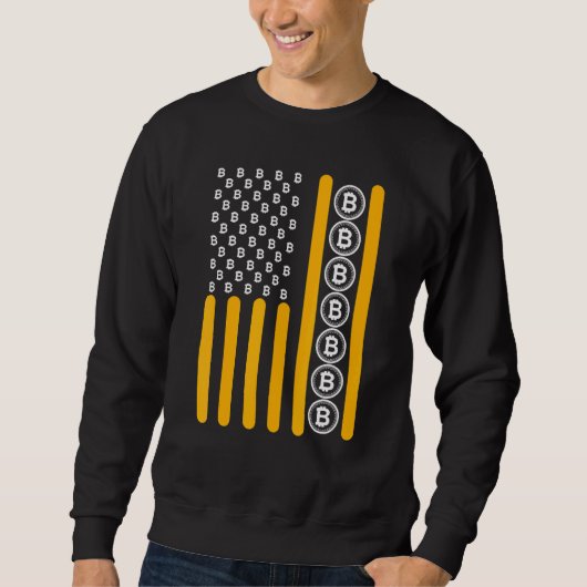 Cryptomunt Cryptocurrency Blockchain Hodl Flag Trui (Voorkant)