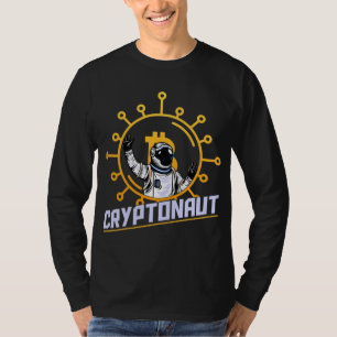 Cryptonaut - Crypto-astronaut Bitcoin en Ethereum T-shirt