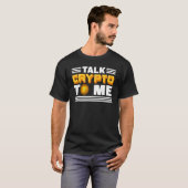 Crypto's voor mij cryptocurrency Bitcoin Block T-shirt (Voorkant volledig)