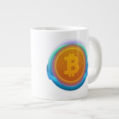 CRYPTOVALUTA BITCOIN GROTE KOFFIEKOP (Voorkant rechts)