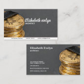 Cryptovaluta Concept Kunst g43 Visitekaartje (Voorkant / Achterkant)