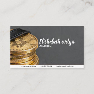 Cryptovaluta Concept Kunst g43 Visitekaartje