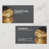 Cryptovaluta Concept Kunst Visitekaartje (Voorkant / Achterkant)