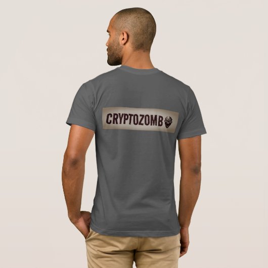 CRYPTOZOMB T-shirt (Achterkant volledig)