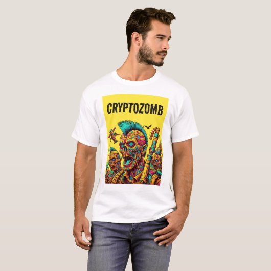 CRYPTOZOMB T-SHIRT (Voorkant volledig)