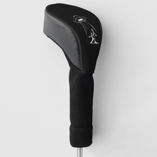 Cryptozoölogie Bigfoot Alien voor mannen Halloween Golfheadcover (Schuin)