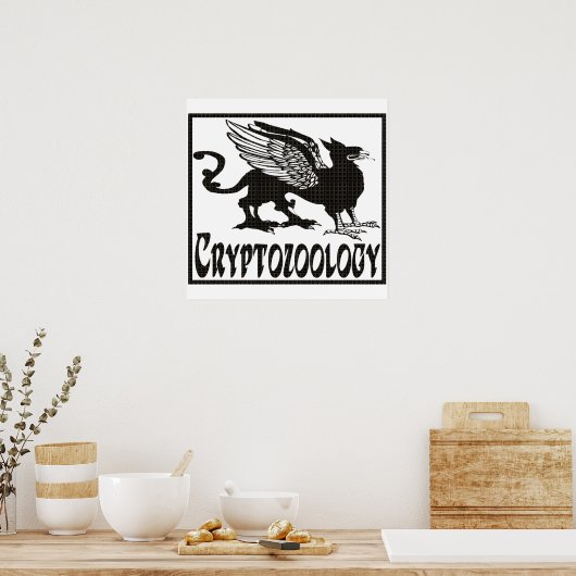 cryptozoölogie poster (Keuken)