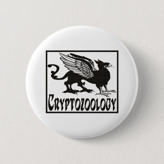 cryptozoölogie ronde button 5,7 cm (Voorkant)