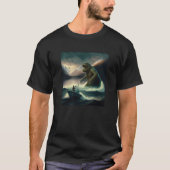 Cryptozoologists Cryptid Lake Creature Rising from T-shirt (Voorkant)