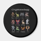 Cryptozoölogy Cryptid Creatures Magneet (Voorkant)