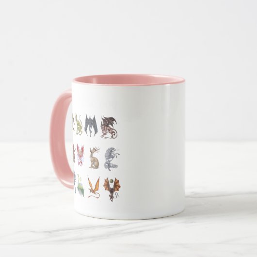 Cryptozoölogy Cryptid Creatures Mok (Voorkant links)