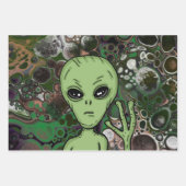 Cryptozoölogy Cryptids Big Foot Alien Mothman Inpakpapier Vel (Voorkant 3)