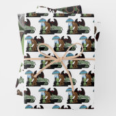 Cryptozoölogy Cryptids Big Foot Alien Mothman Inpakpapier Vel (In situ)