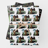 Cryptozoölogy Cryptids Big Foot Alien Mothman Inpakpapier Vel (In situ)