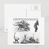 cryptozoölogy postcard briefkaart (Voorkant / Achterkant)